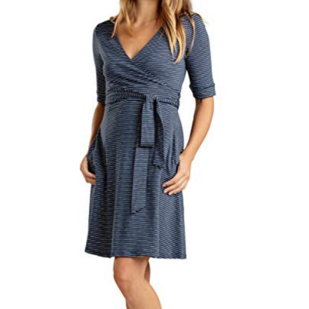 Toad&Co Cue Wrap Cafe Dress | XL